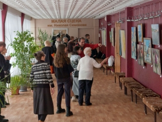 Перед открытием выставки