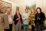 Ю. Колесник, И. Лаптева, Д.Шония с женой Натальей и Т. Казакова