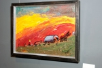 Цыганский табор, холст на картоне, масло, 2006