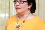 Открытие выставки. Выступает Елена Малыгина