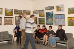 Первые посетители выставки