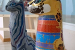 Кошки, расписанные Еленой Колесник