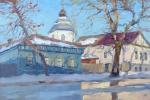 \"Весенний вечер\", холст, масло, 40х60 см