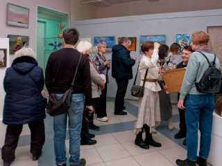 После открытия выставки